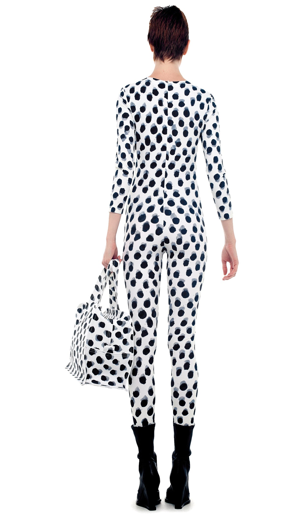 THE CATSUIT Paint Dots | Norma Kamali Women
