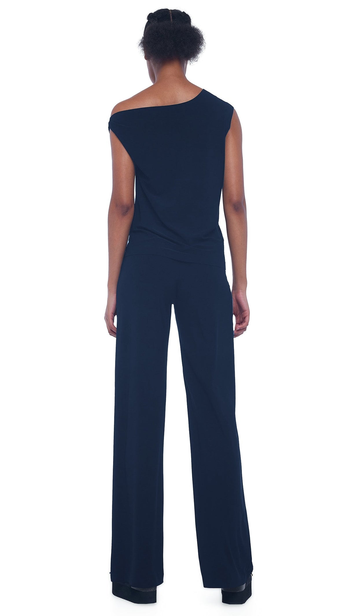 STRAIGHT LEG PANT True Navy | Norma Kamali Women