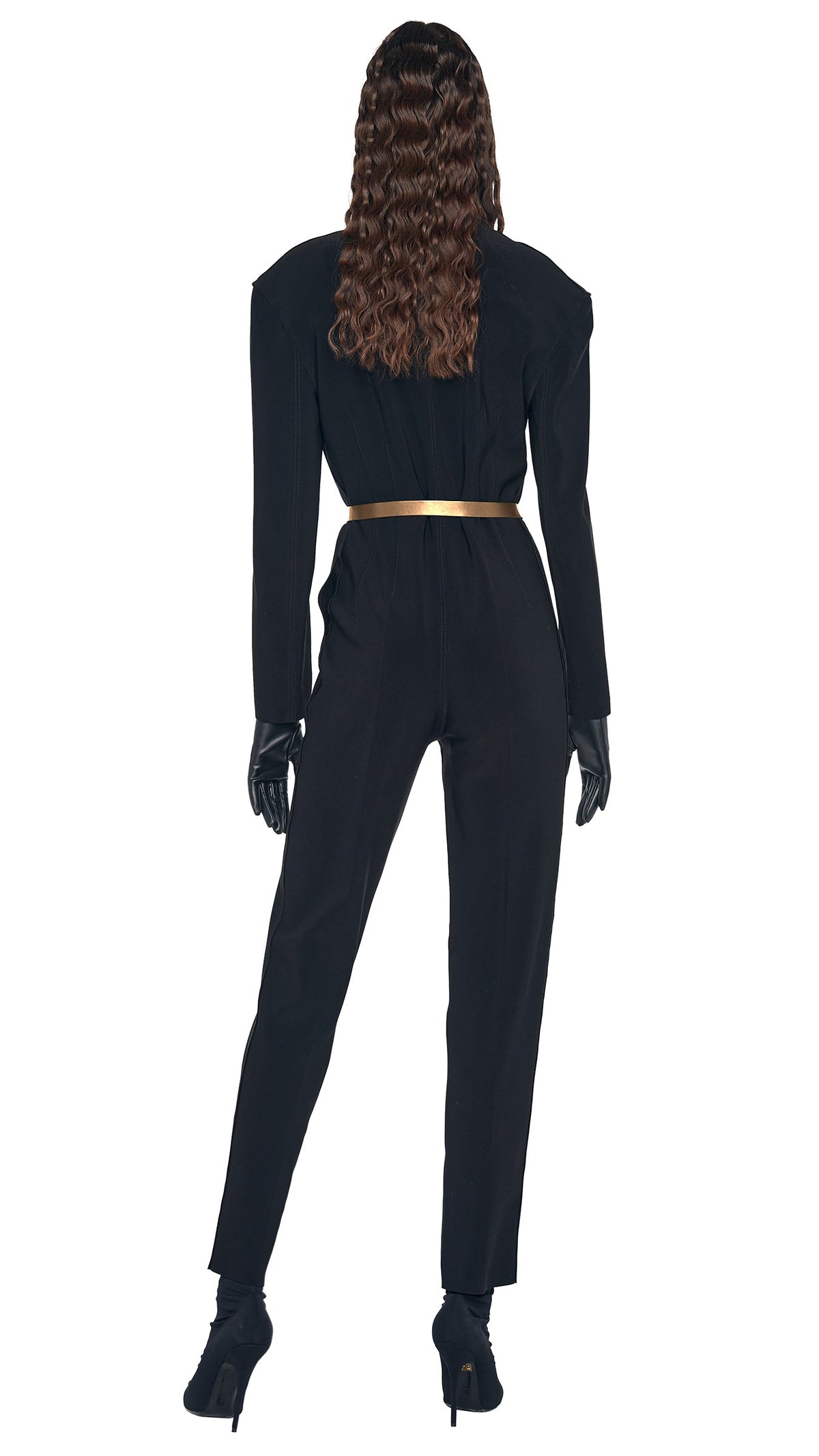 SKINNY BELT Metallic Bronze | Norma Kamali Women