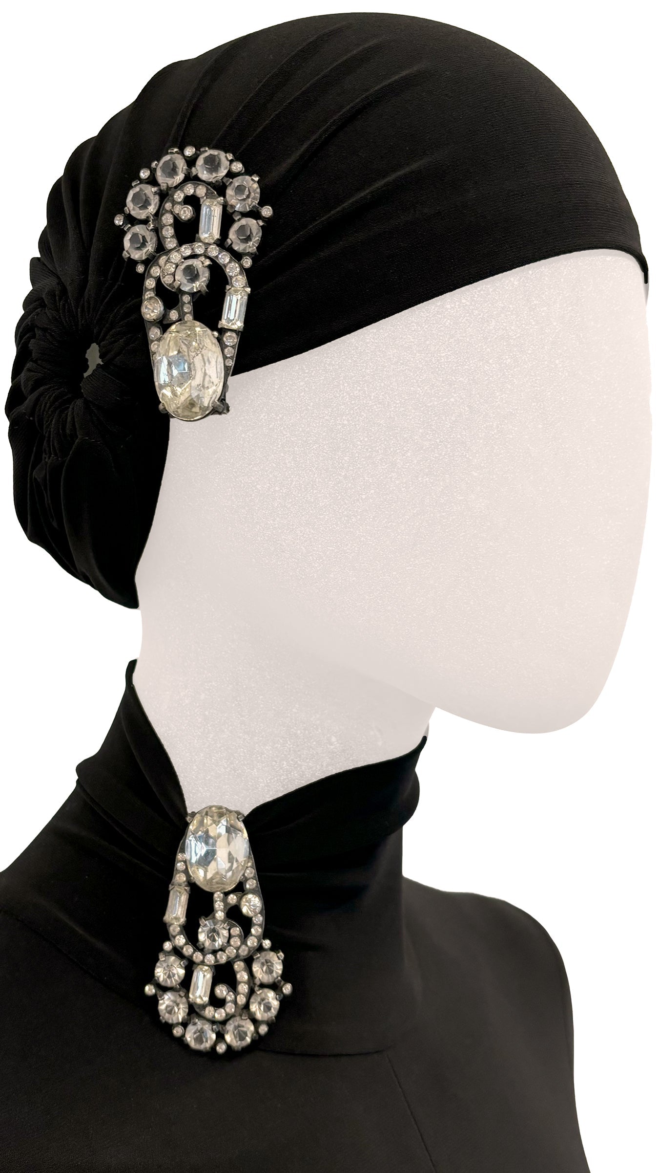 PAIR OF ORIGINAL EISENBERG SIGNED ART DECO FUR CLIP, HAT PIN, OR BROOCH CIRCA 1930s - 1940s | Norma Kamali Women