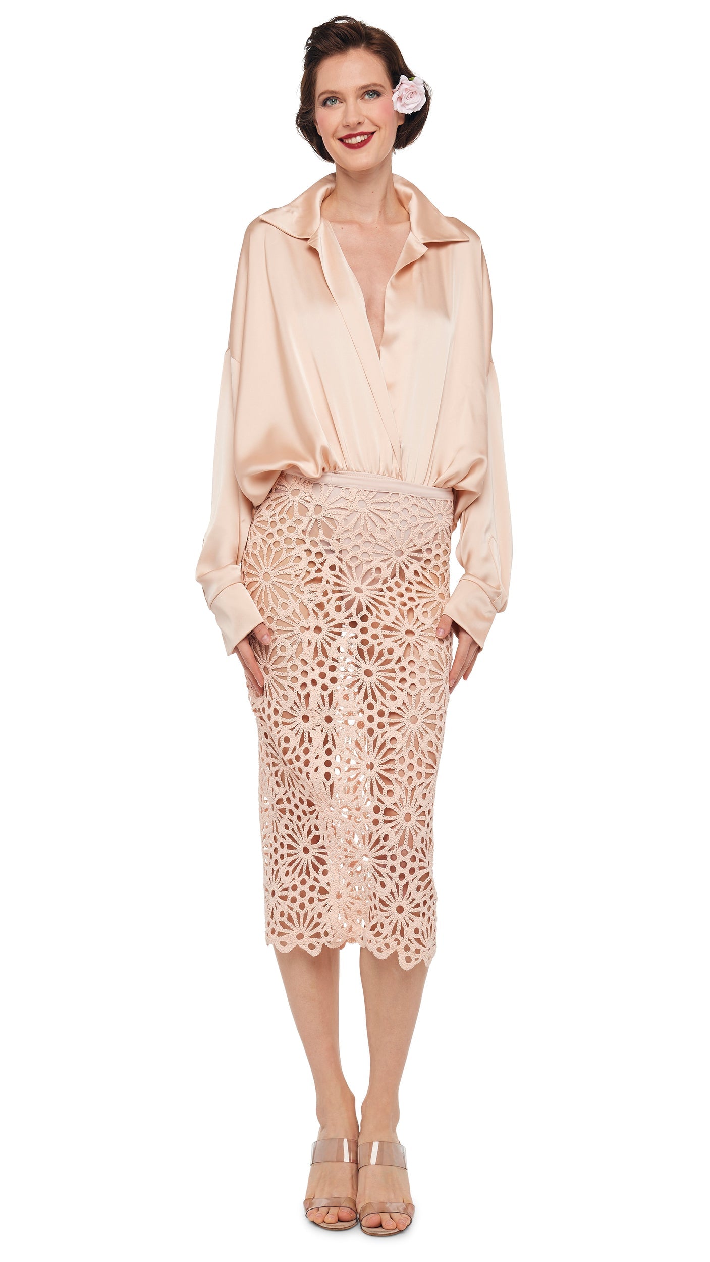 STRAIGHT SKIRT TO KNEE Baby | Norma Kamali Women