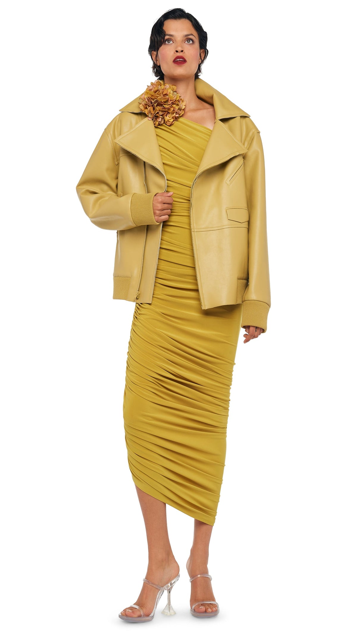 DIANA GOWN Asparagus | Norma Kamali Women