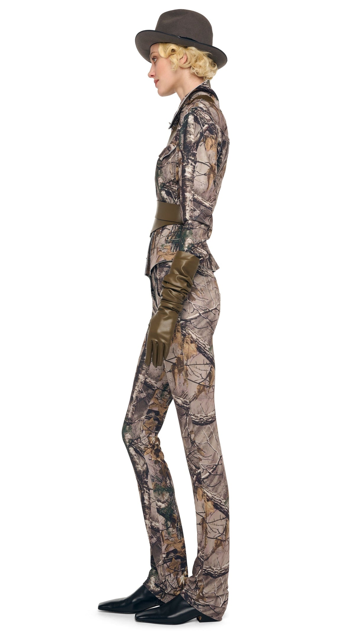 LONG GLOVES Bark | Norma Kamali Women