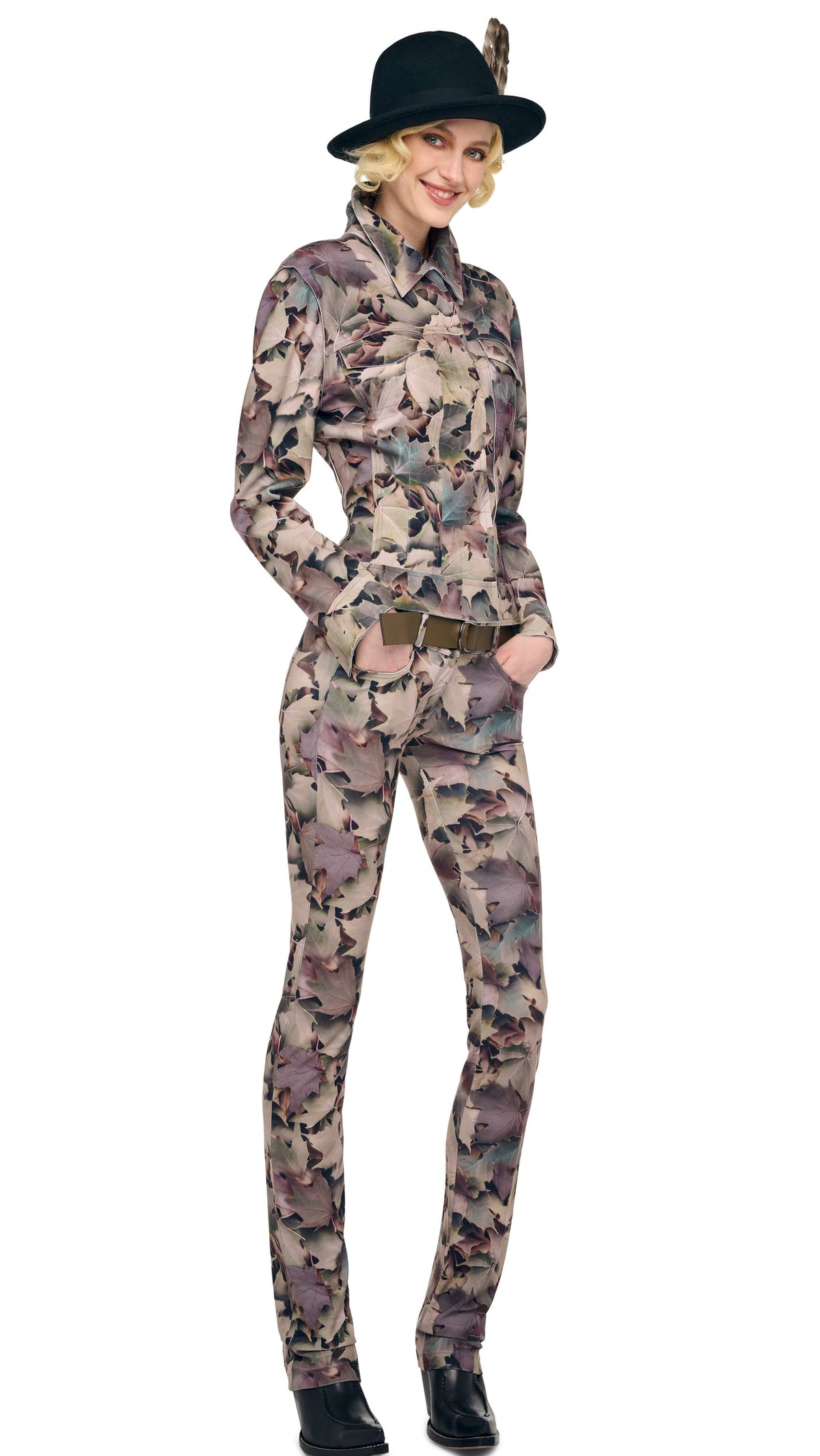 BOOT LEG JEAN Autumn Leaves | Norma Kamali Women