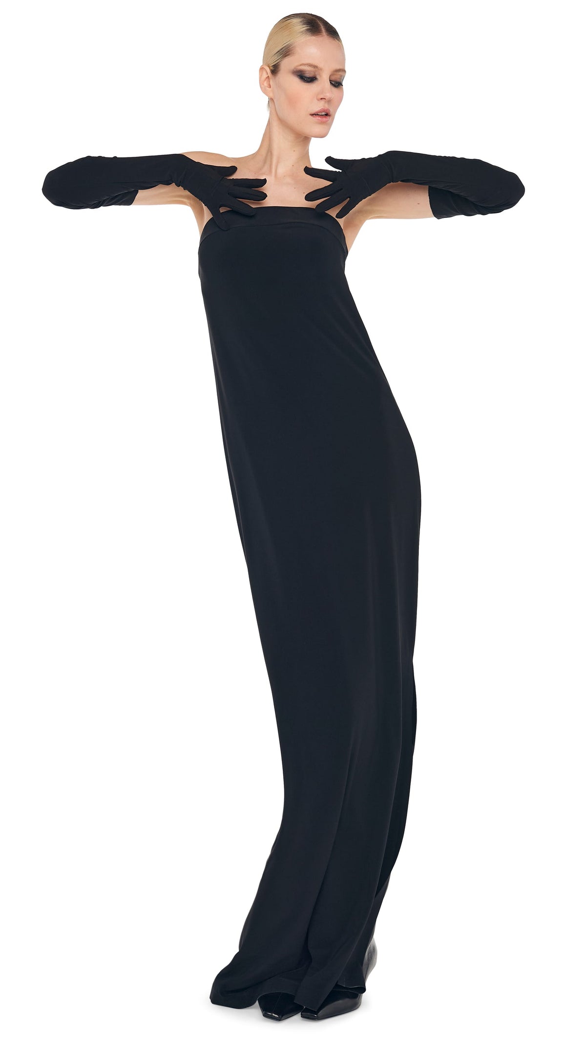 LONG GLOVES Black | Norma Kamali Women