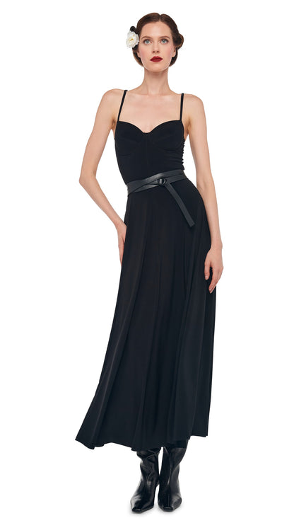 UNDERWIRE MIDCALF DRESS  | Norma Kamali Women
