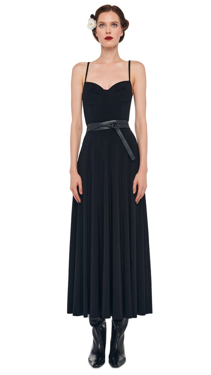 UNDERWIRE MIDCALF DRESS  | Norma Kamali Women