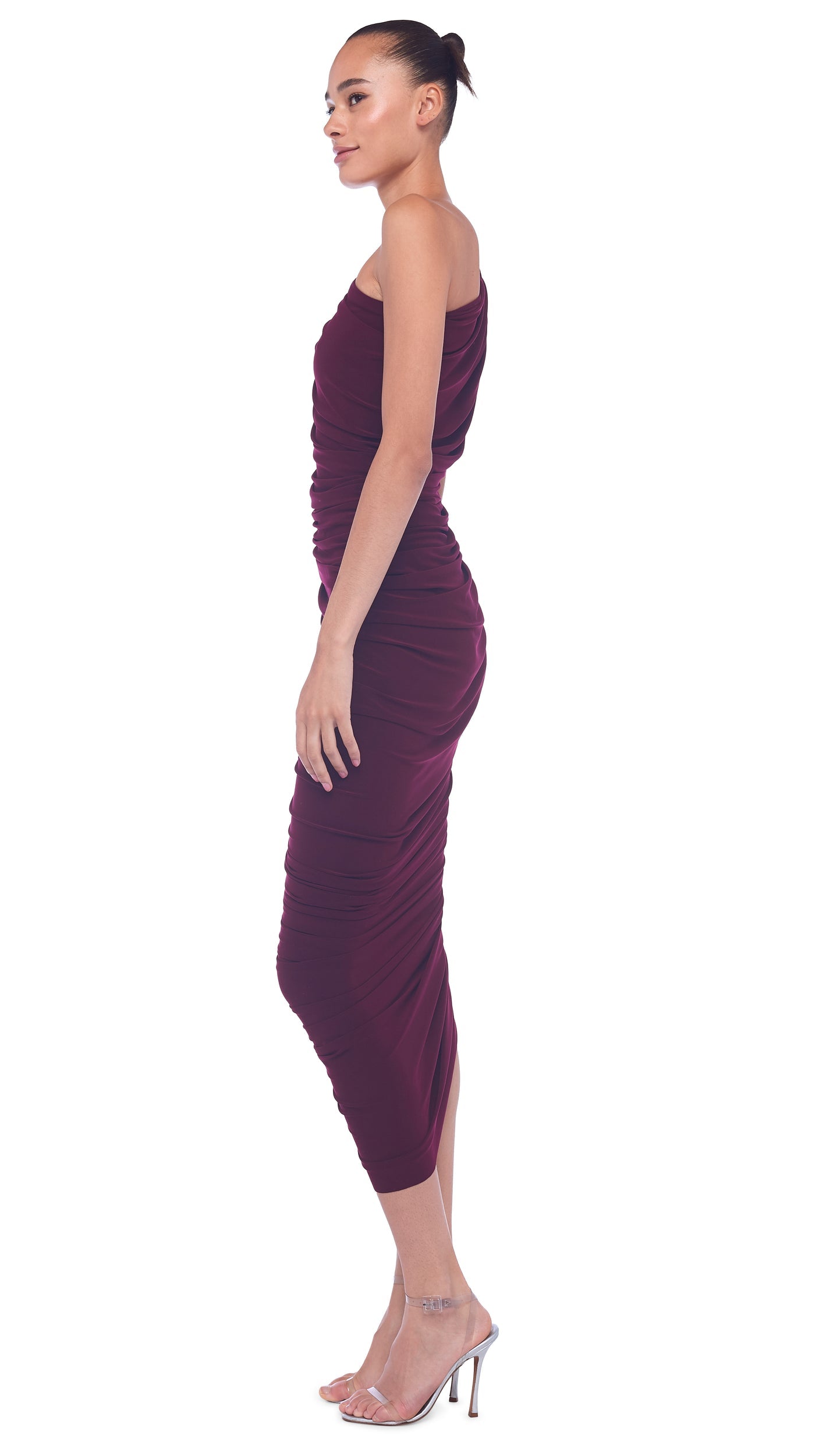 DIANA GOWN Plum | Norma Kamali Women