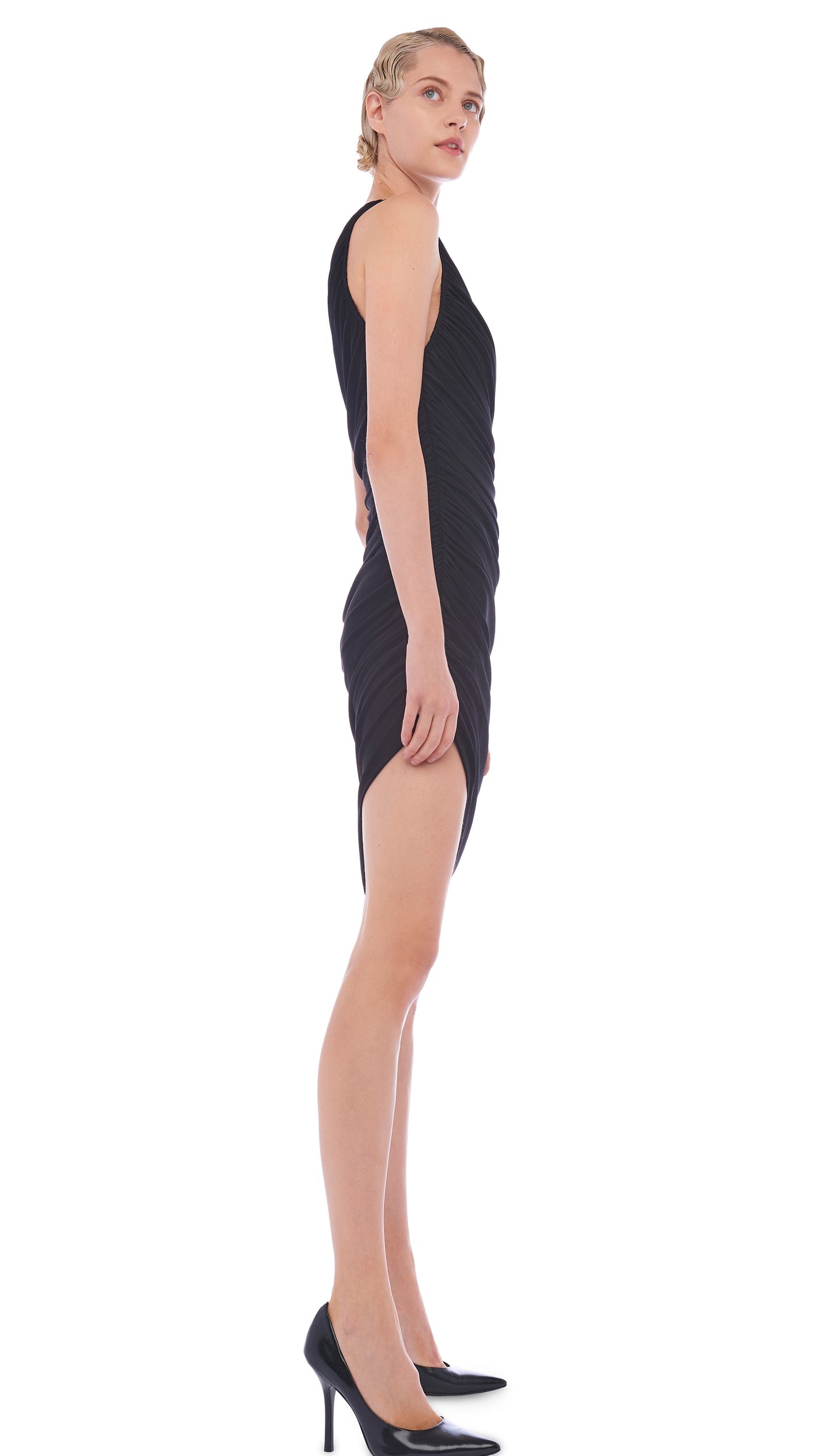 DIANA MINI DRESS Black | Norma Kamali Women