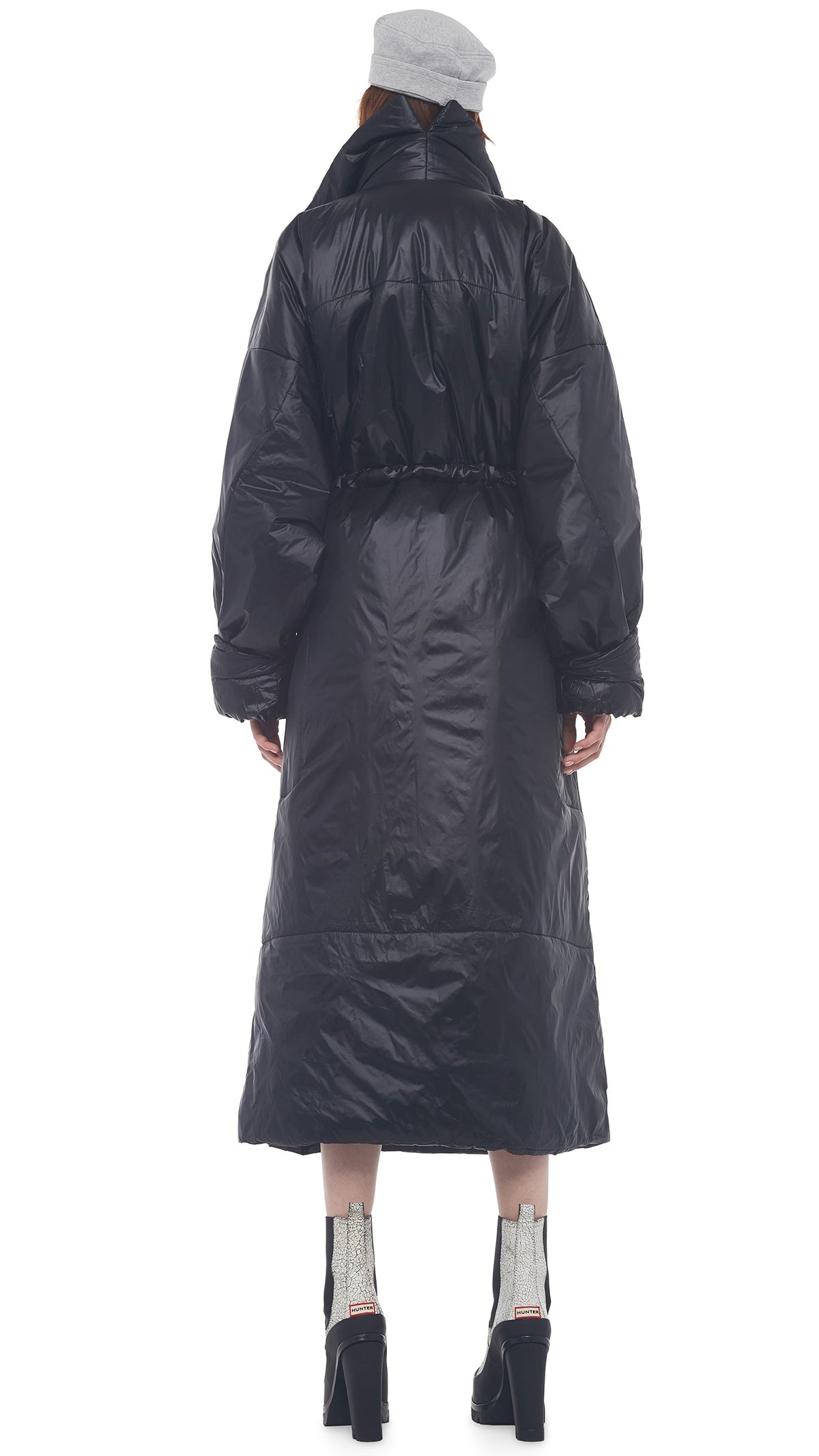 OVERSIZED SLEEPING BAG COAT Black | Norma Kamali Women