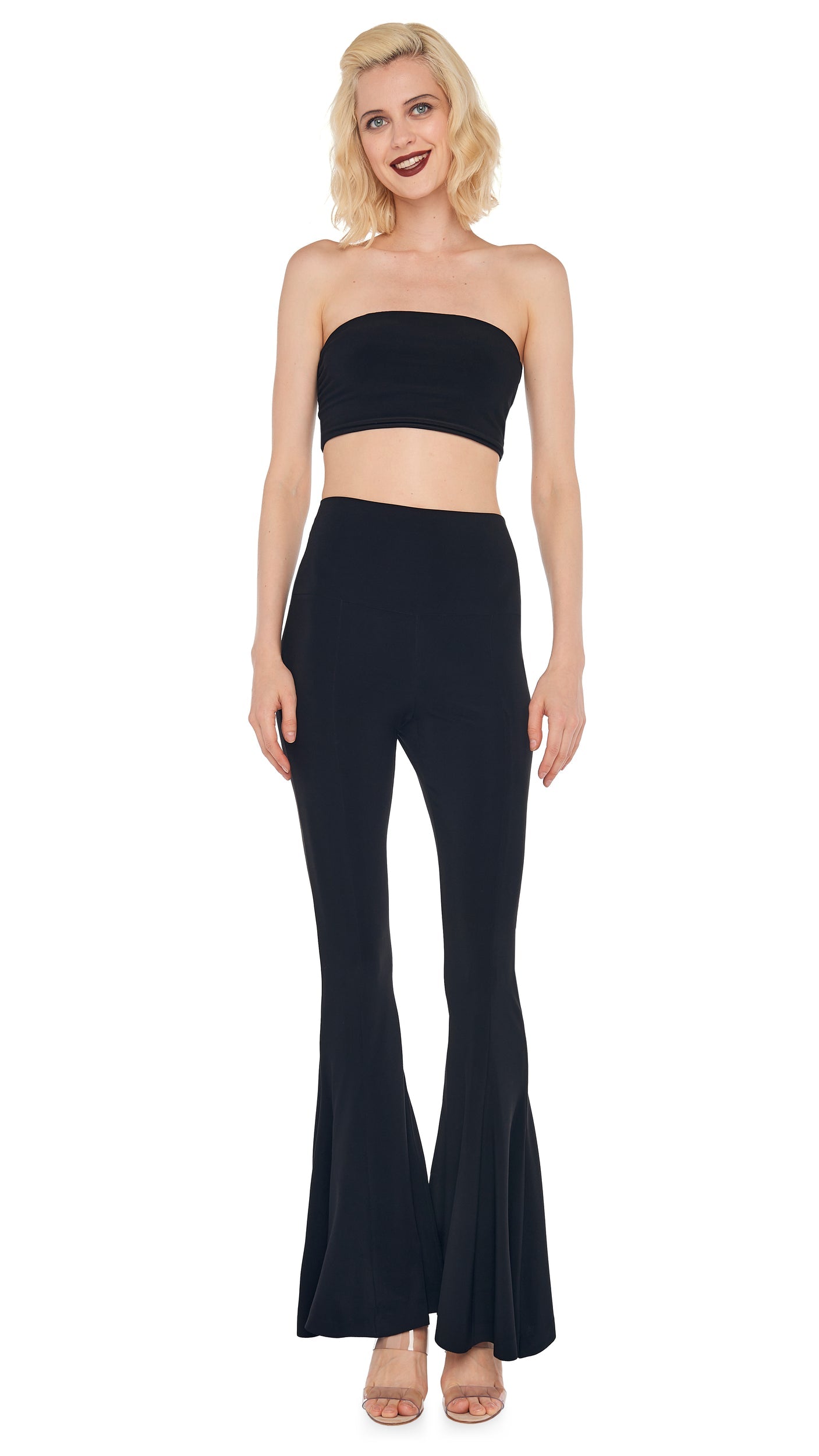 FISHTAIL PANT Black | Norma Kamali Women
