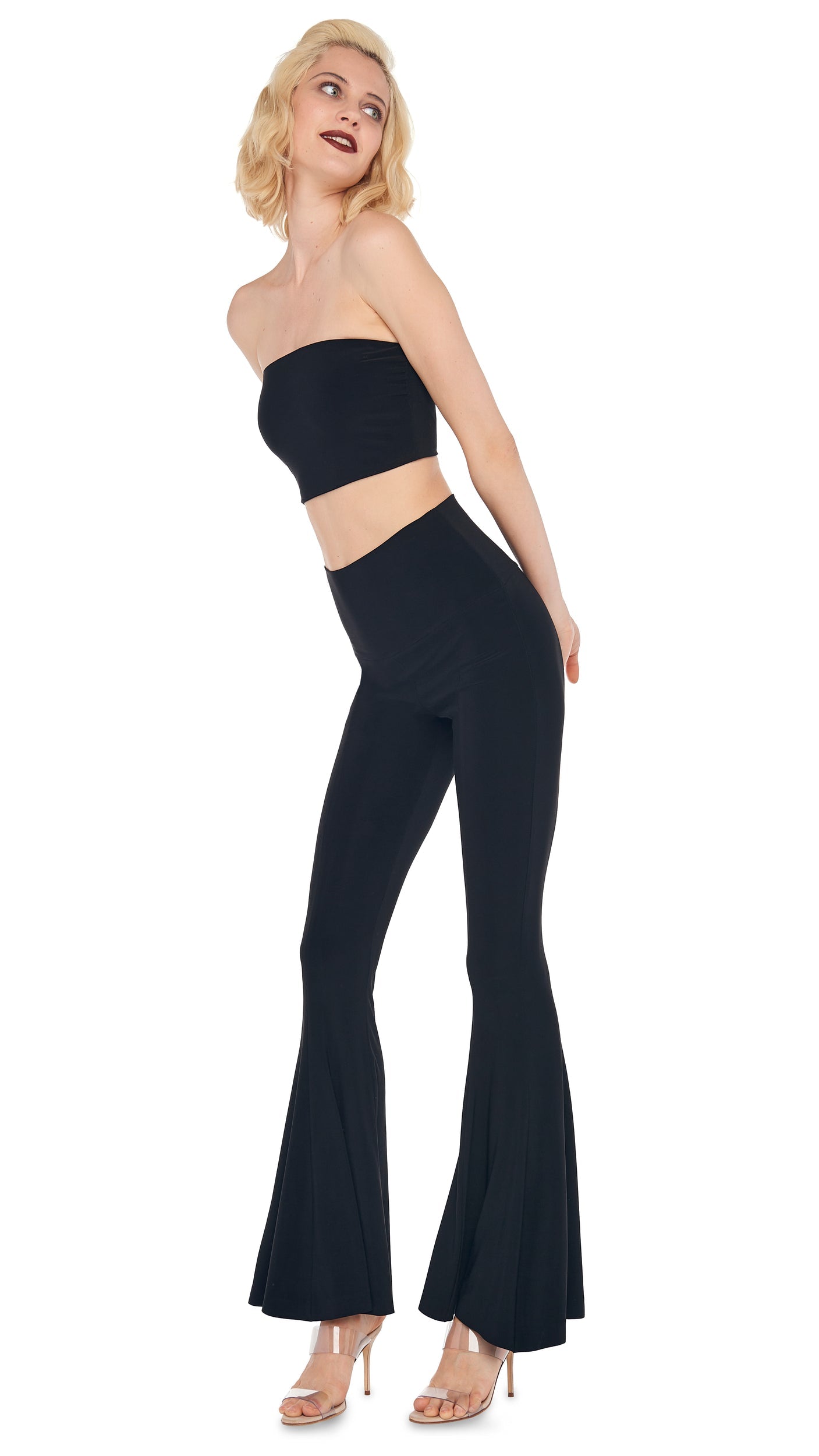 FISHTAIL PANT Black | Norma Kamali Women