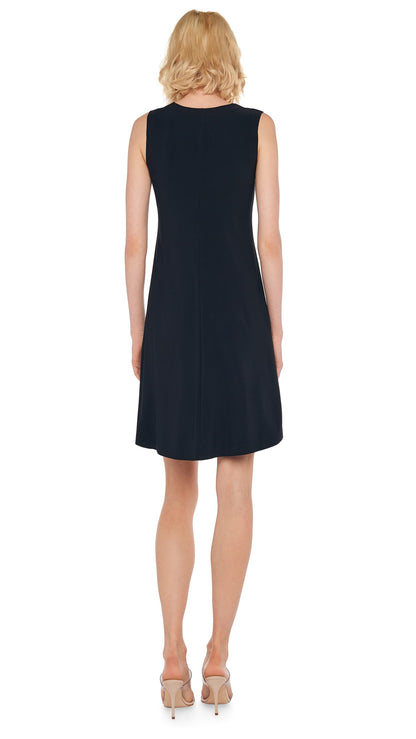 SLEEVELESS SWING DRESS Black | Norma Kamali Women