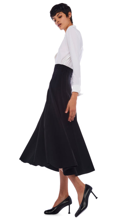 GRACE SKIRT Black | Norma Kamali Women