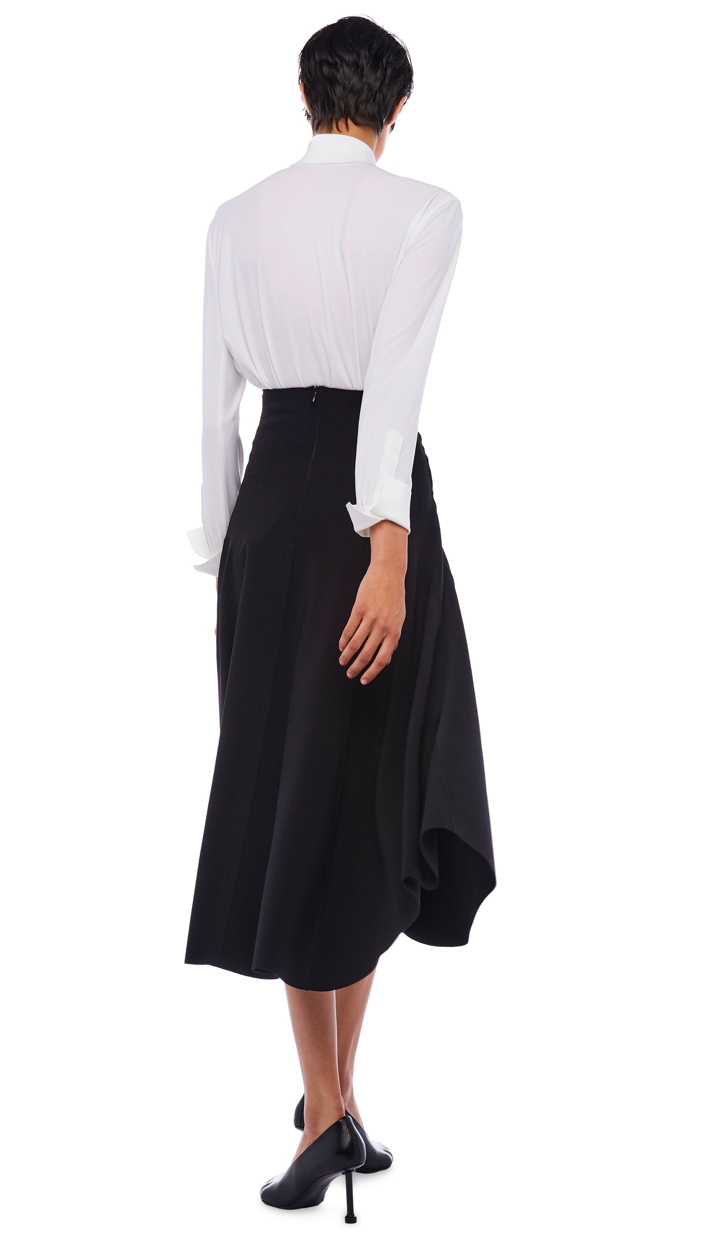 GRACE SKIRT Black | Norma Kamali Women