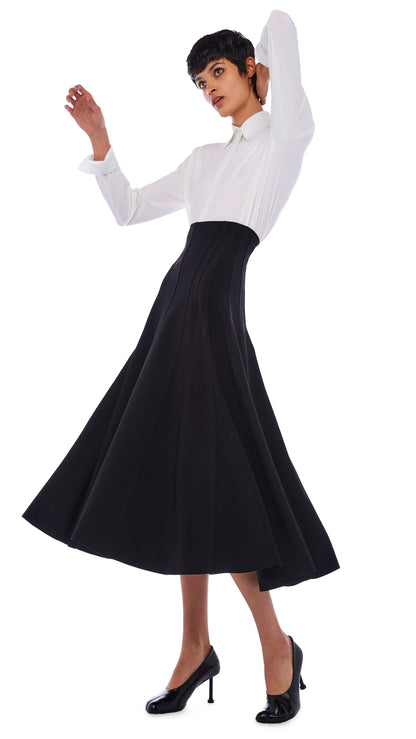 GRACE SKIRT Black | Norma Kamali Women