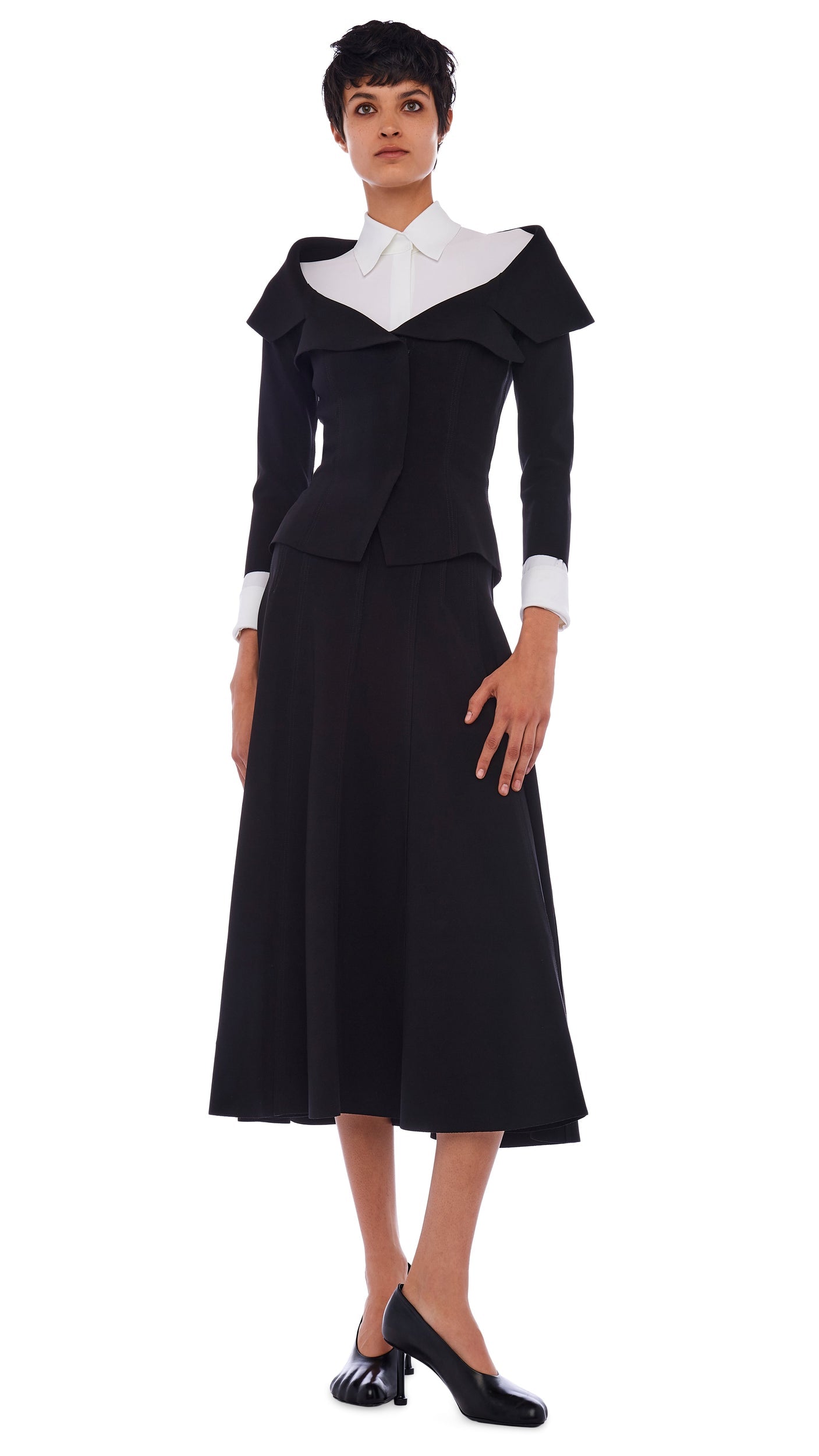 GRACE SKIRT Black | Norma Kamali Women