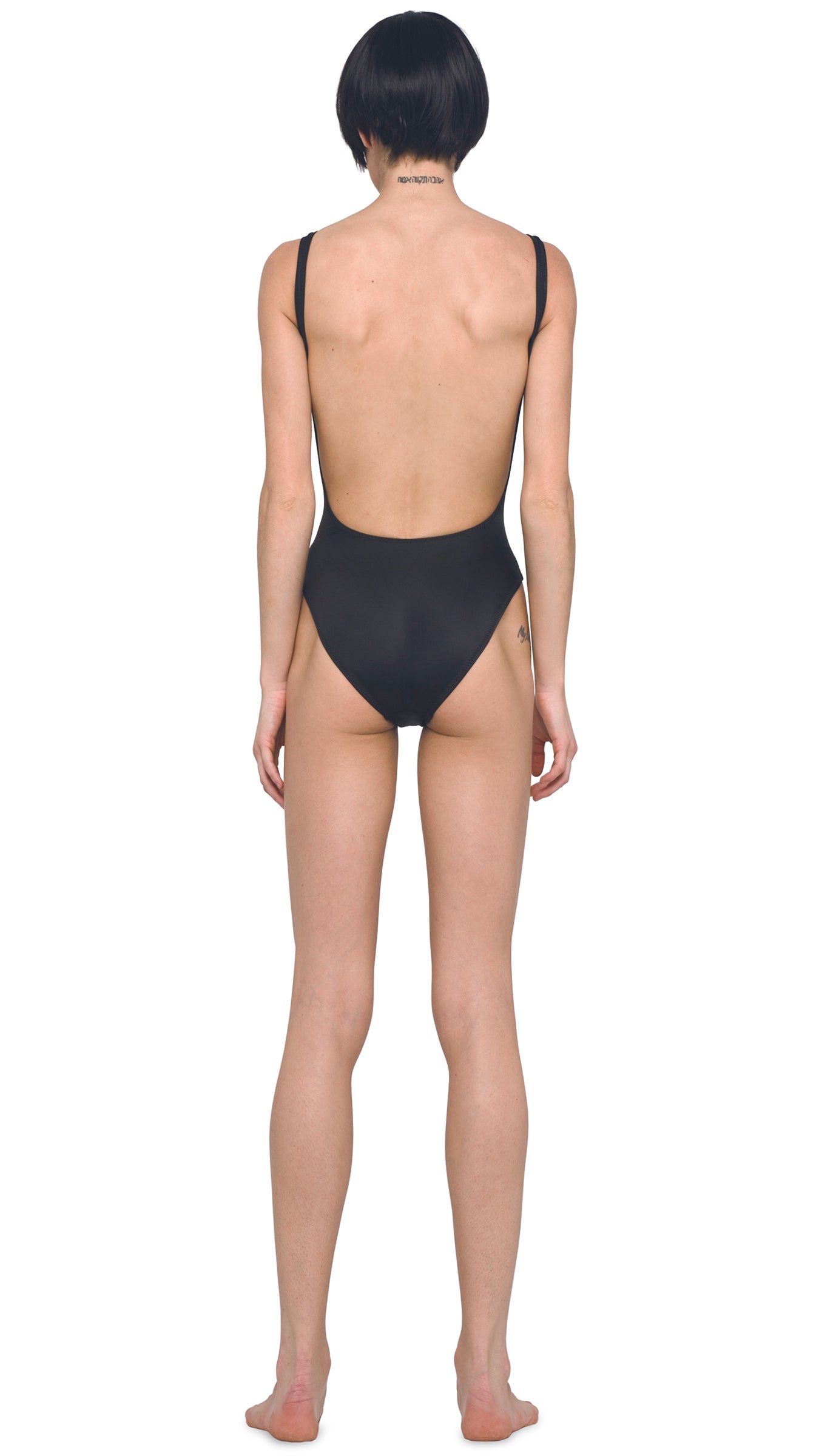 SUPER LOW BACK MIO Black | Norma Kamali Women
