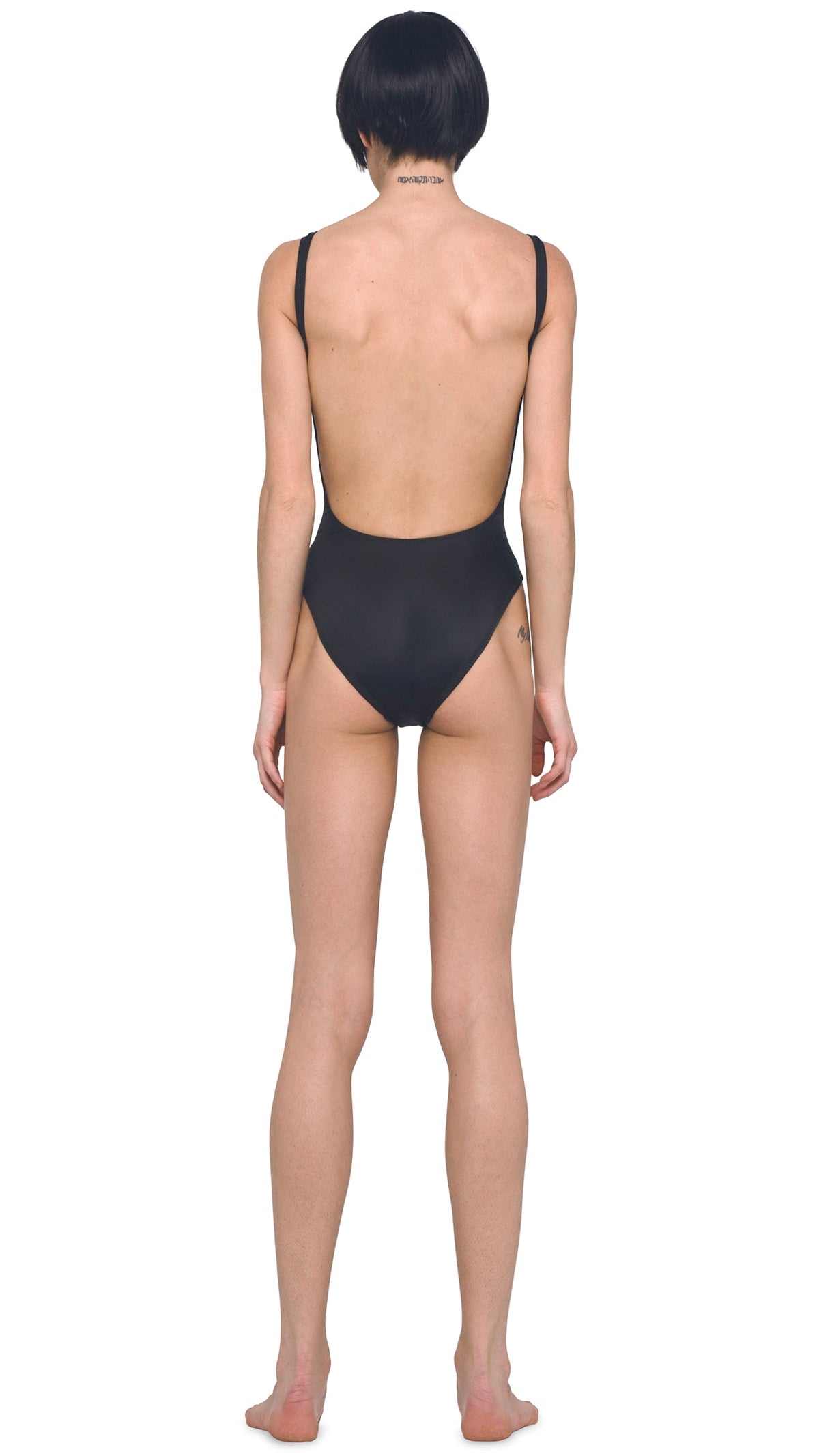 SUPER LOW BACK MIO Black | Norma Kamali Women