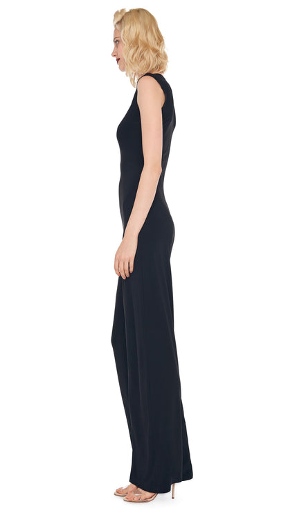 SLEEVELESS JUMPSUIT Black | Norma Kamali Women