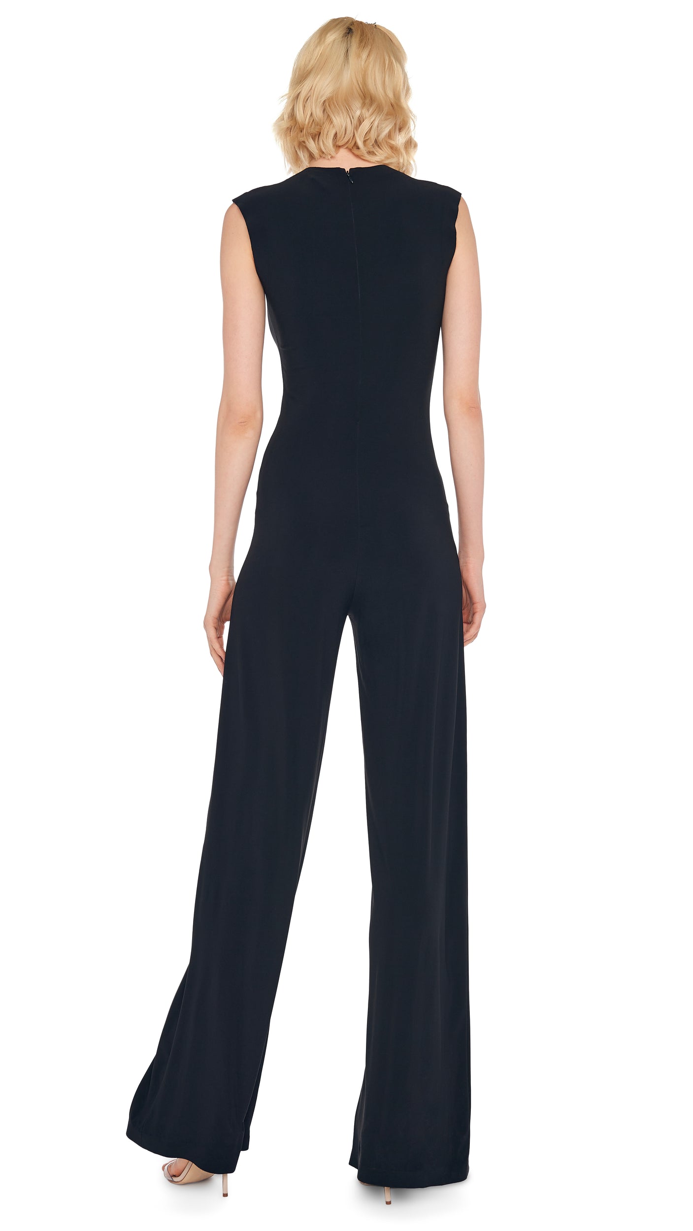 SLEEVELESS JUMPSUIT Black | Norma Kamali Women
