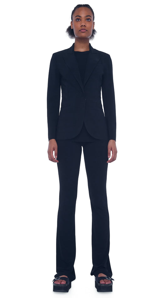SINGLE BREASTED JACKET Black | Norma Kamali Women