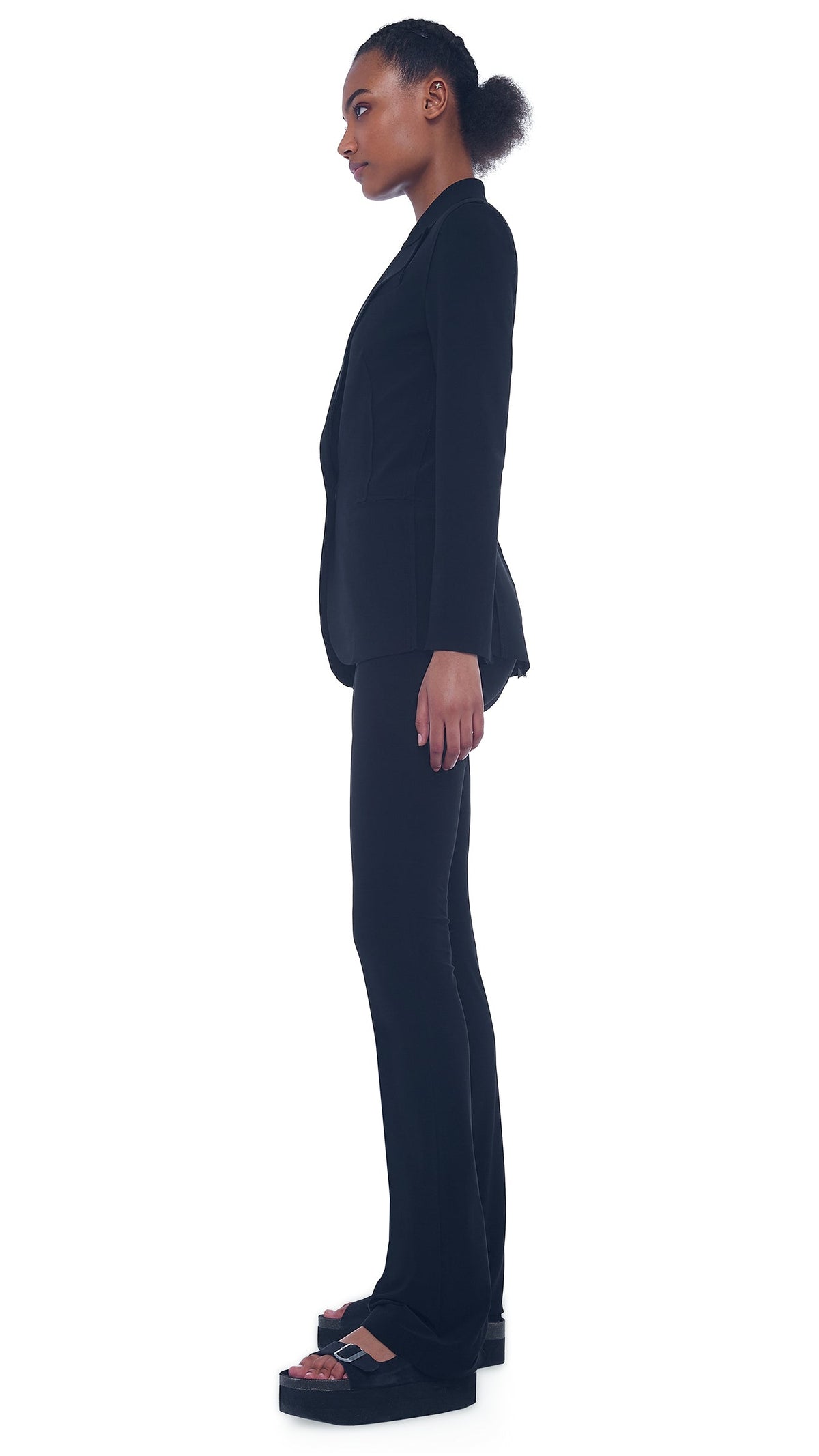 SINGLE BREASTED JACKET Black | Norma Kamali Women