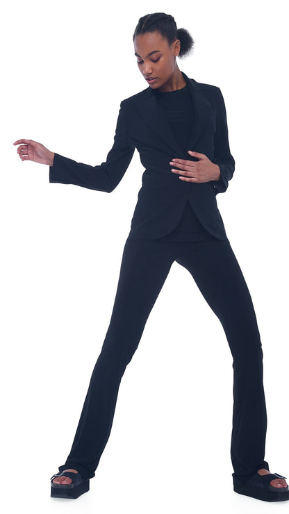 SINGLE BREASTED JACKET Black | Norma Kamali Women