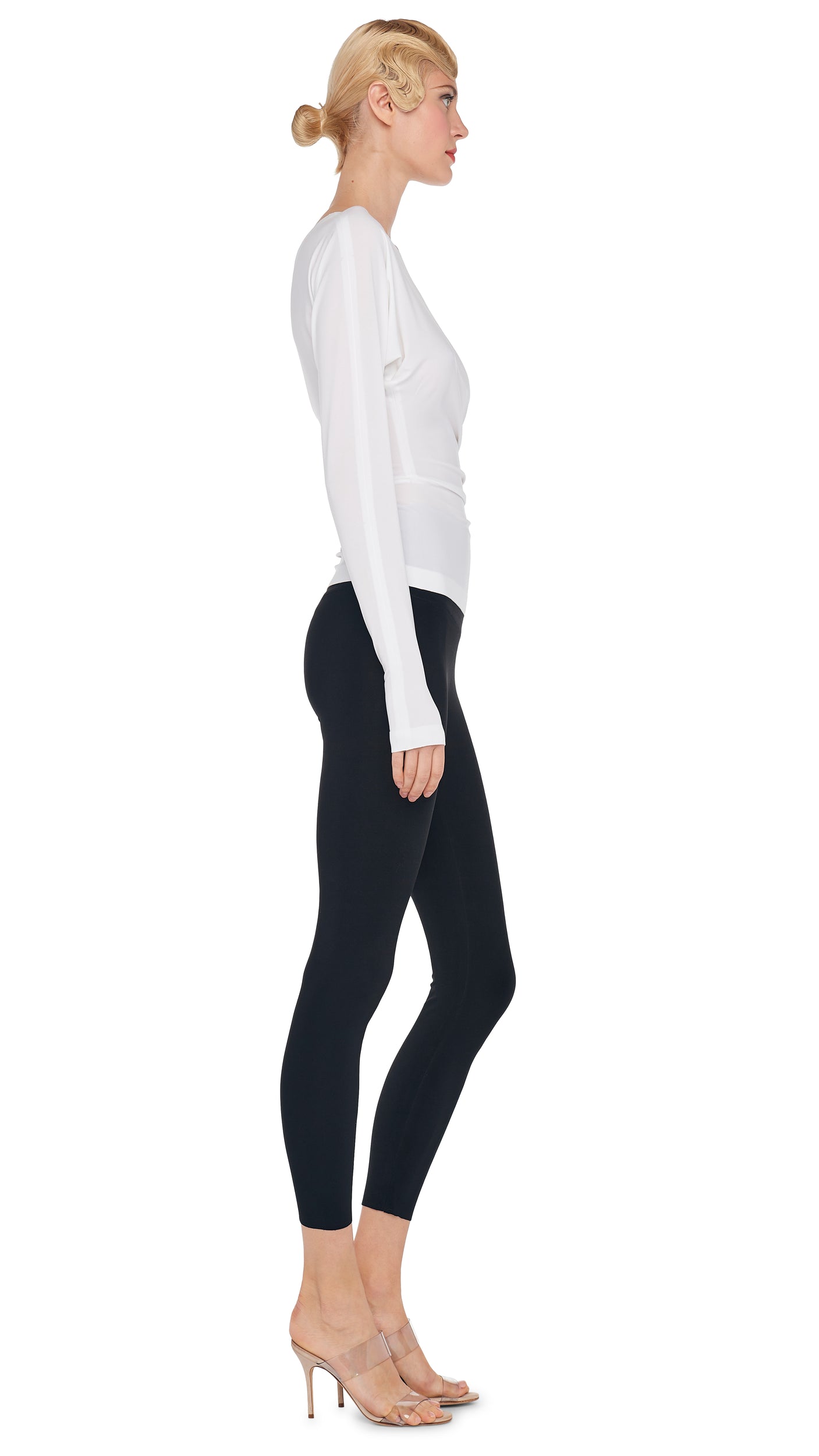 CROPPED LEGGING Black | Norma Kamali Women