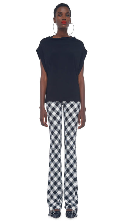 SLEEVELESS ALL IN ONE TOP Black | Norma Kamali Women