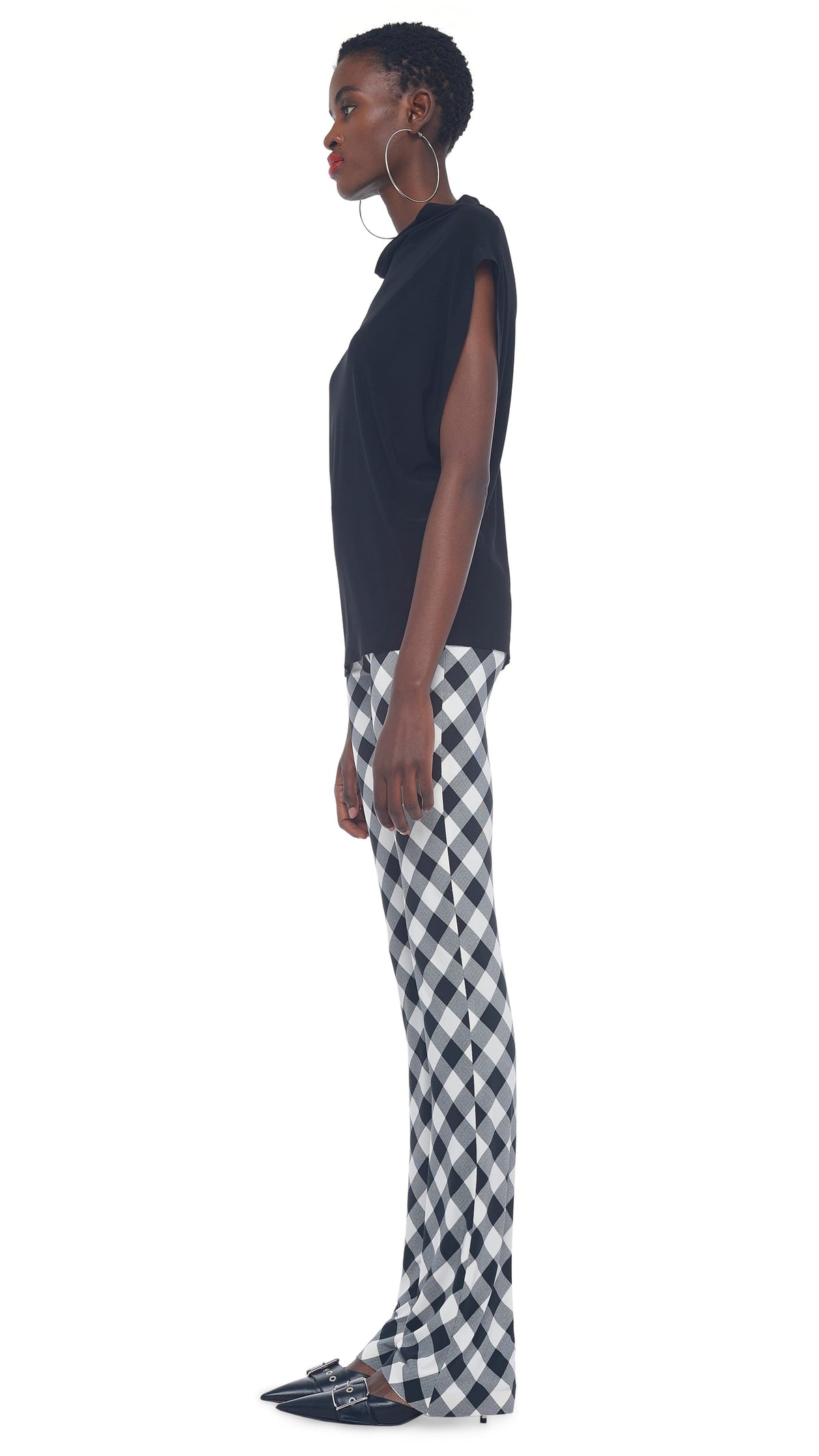 SLEEVELESS ALL IN ONE TOP Black | Norma Kamali Women