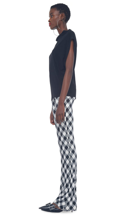 SLEEVELESS ALL IN ONE TOP Black | Norma Kamali Women
