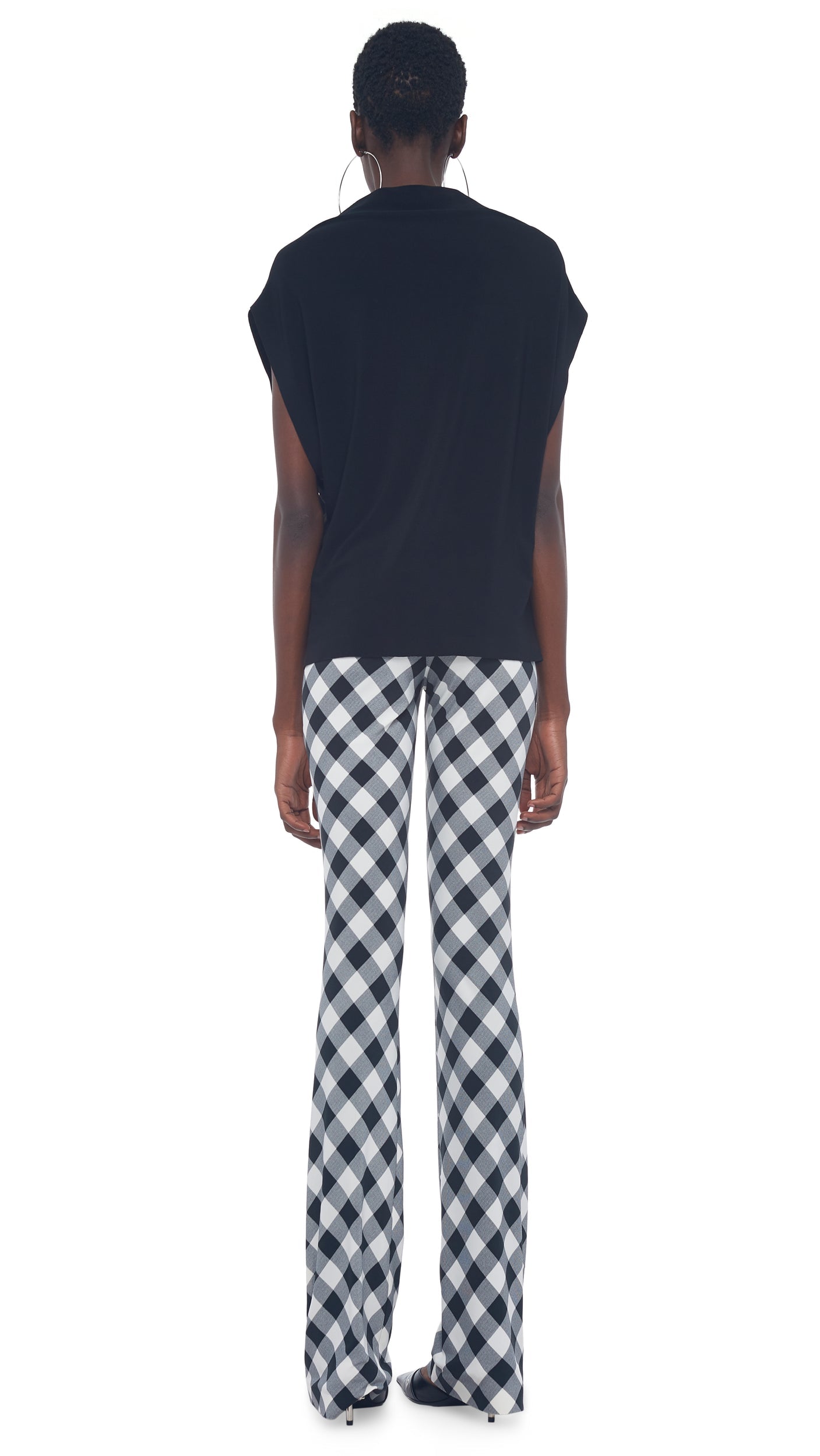 SLEEVELESS ALL IN ONE TOP Black | Norma Kamali Women
