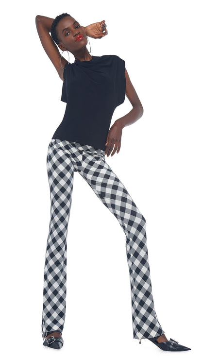 SLEEVELESS ALL IN ONE TOP Black | Norma Kamali Women