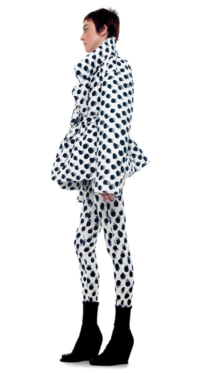 SLEEPING BAG JACKET Paint Dots | Norma Kamali Women