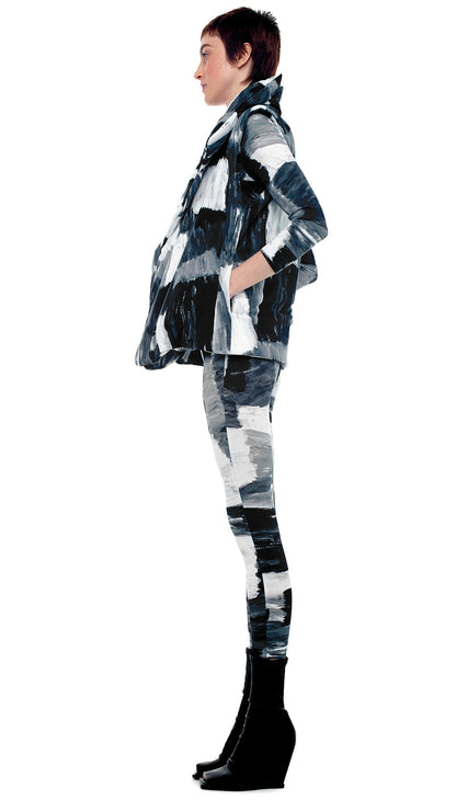 SLEEPING BAG VEST Paint Canvas | Norma Kamali Women