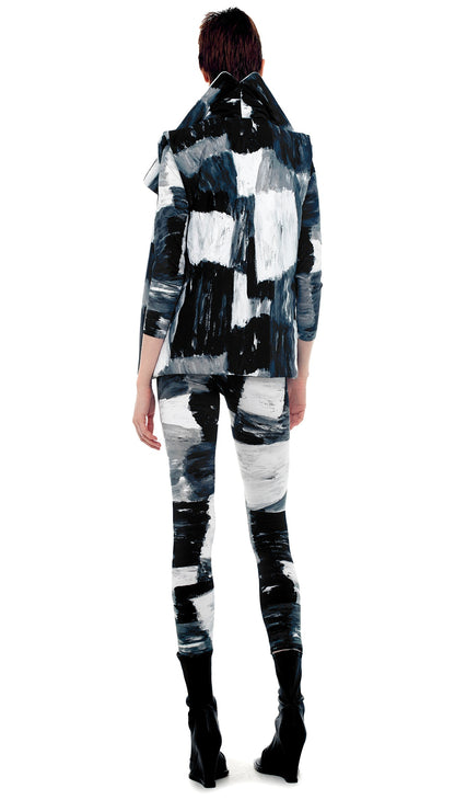 SLEEPING BAG VEST Paint Canvas | Norma Kamali Women