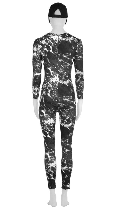 THE CATSUIT Black Marble | Norma Kamali Women