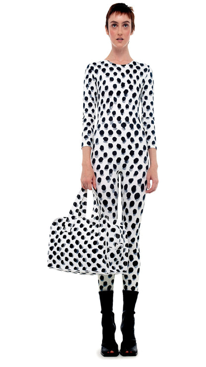 THE CATSUIT Paint Dots | Norma Kamali Women