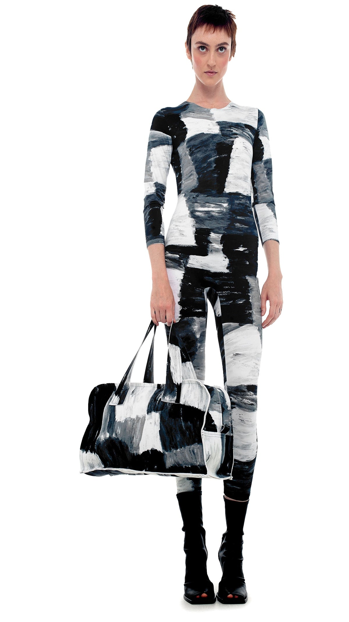 THE CATSUIT Paint Canvas | Norma Kamali Women