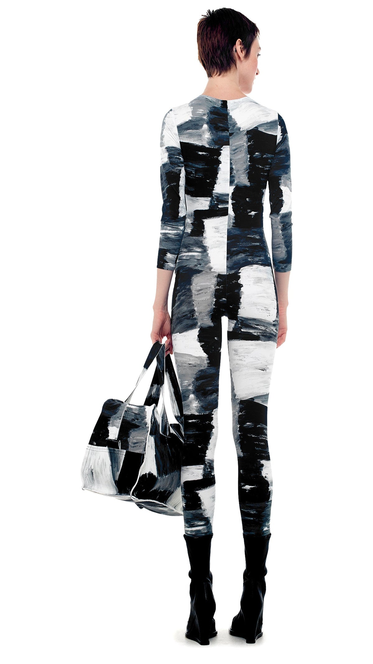 THE CATSUIT Paint Canvas | Norma Kamali Women