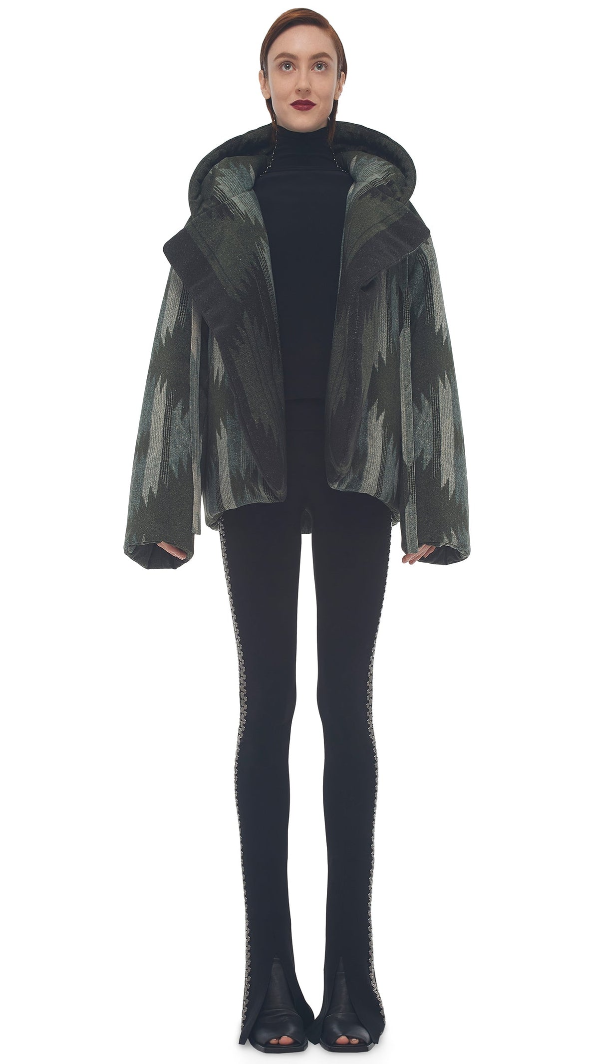 HOODED SLEEPING BAG JACKET Southwest | Norma Kamali Women