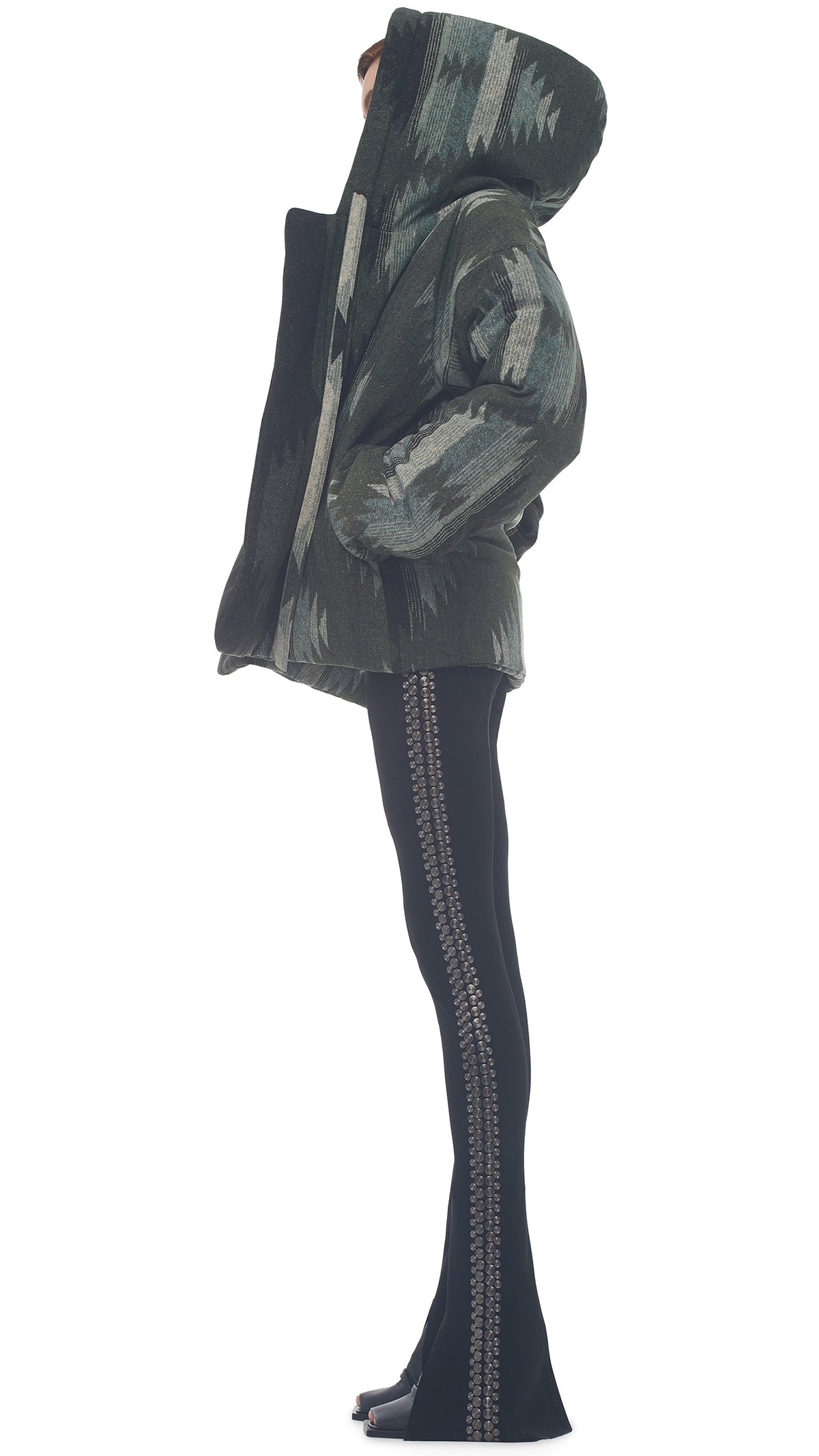 HOODED SLEEPING BAG JACKET Southwest | Norma Kamali Women