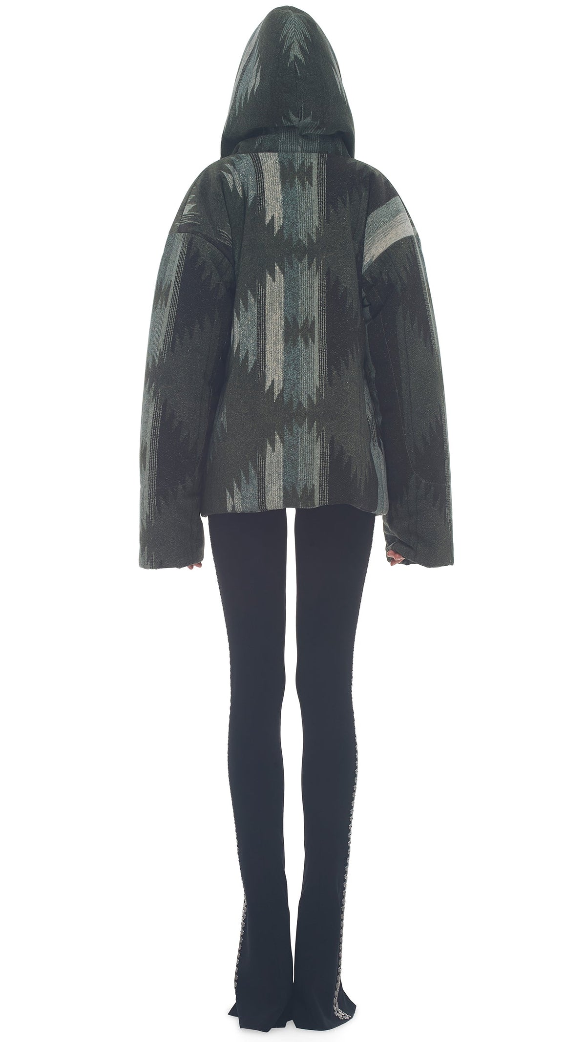 HOODED SLEEPING BAG JACKET Southwest | Norma Kamali Women