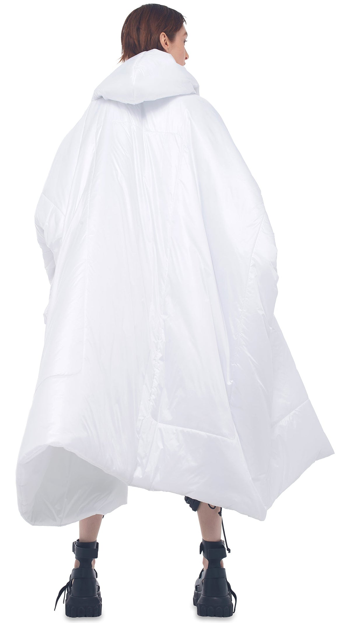 HOODED BLANKET SLEEPING BAG White | Norma Kamali Women