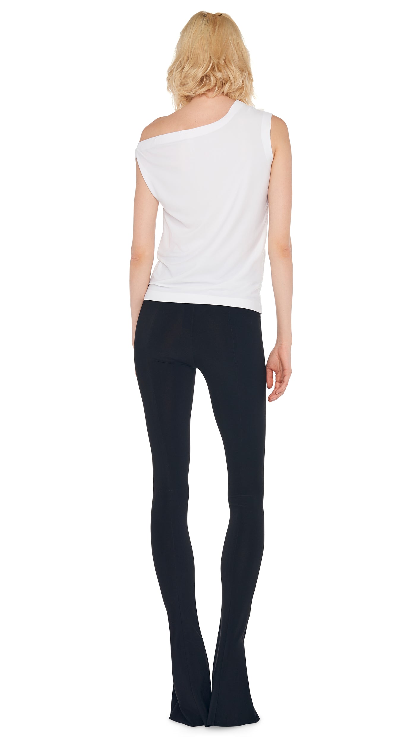 DROP SHOULDER TOP Snow White | Norma Kamali Women