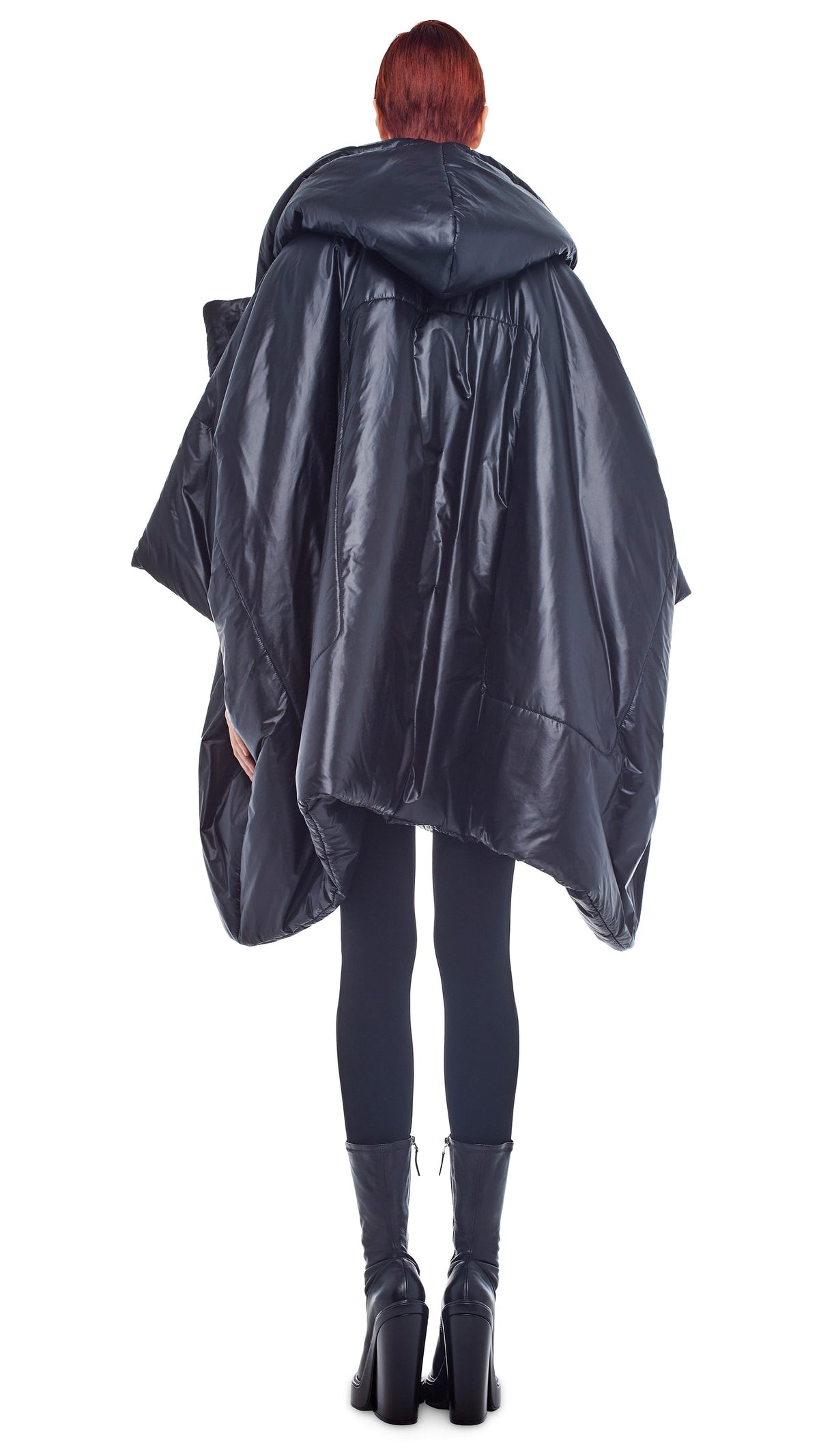 SLEEPING BAG BLANKET COAT Black | Norma Kamali Women