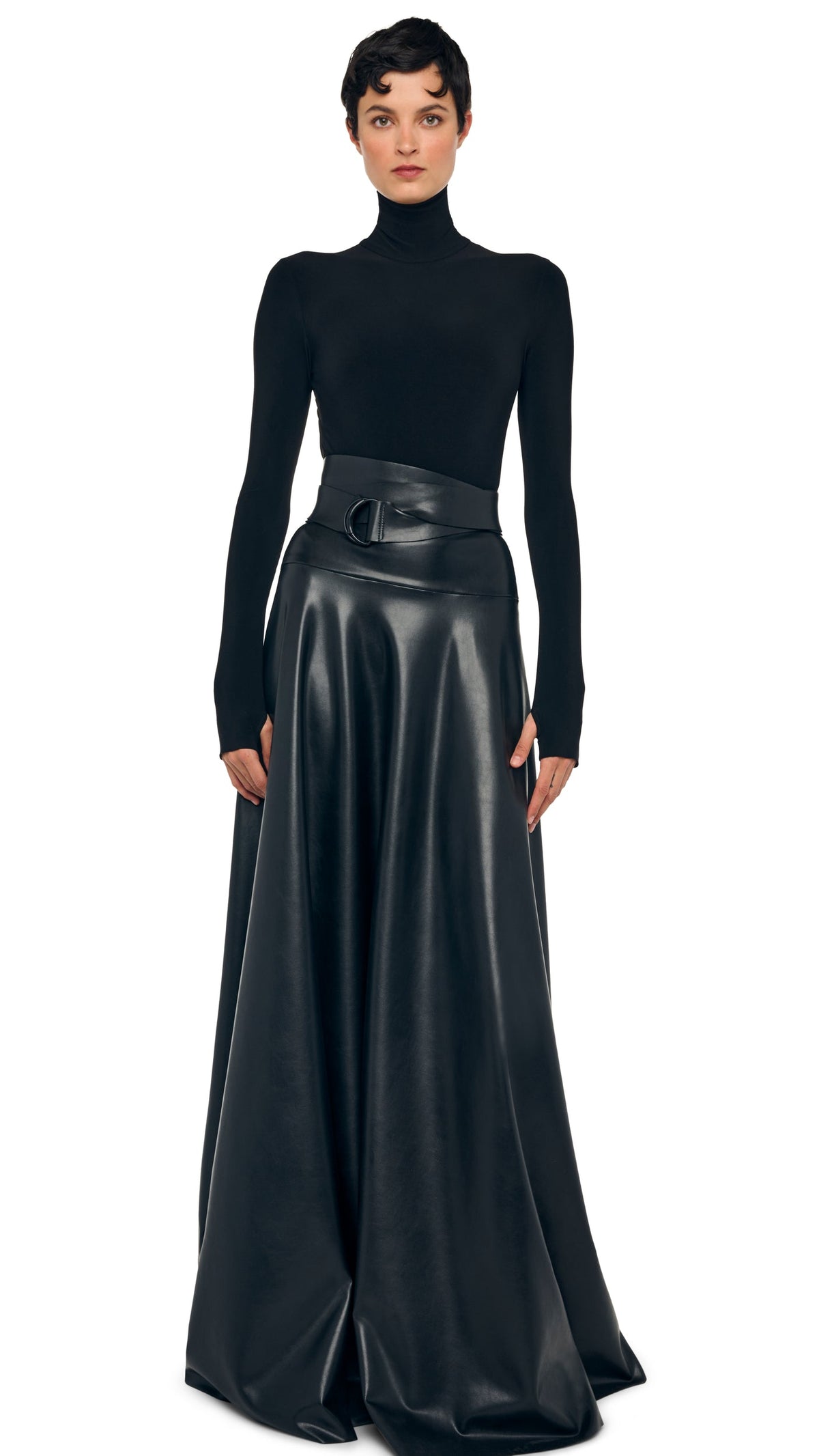 OPEN BACK BODYSUIT Black | Norma Kamali Women
