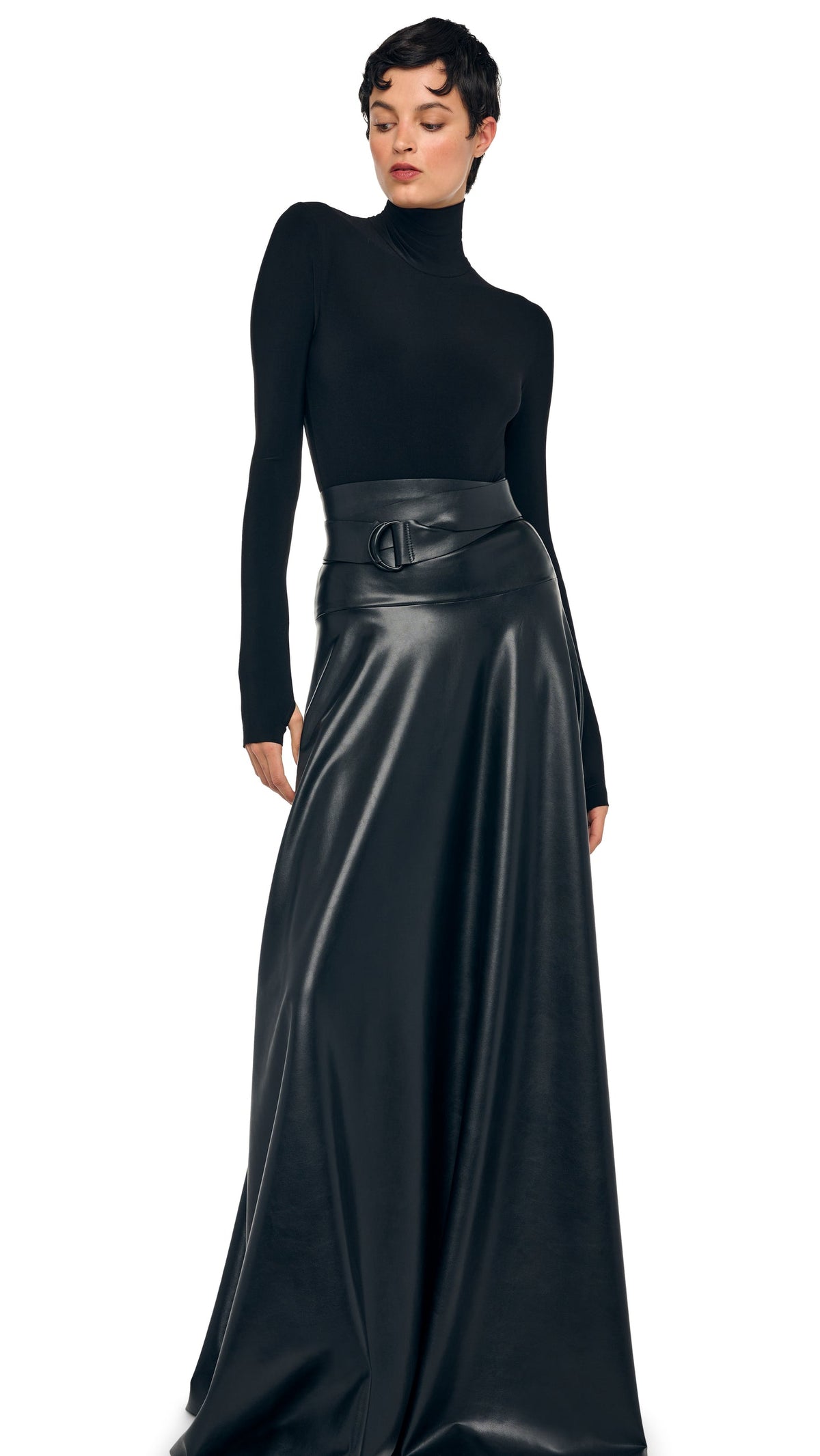 OPEN BACK BODYSUIT Black | Norma Kamali Women