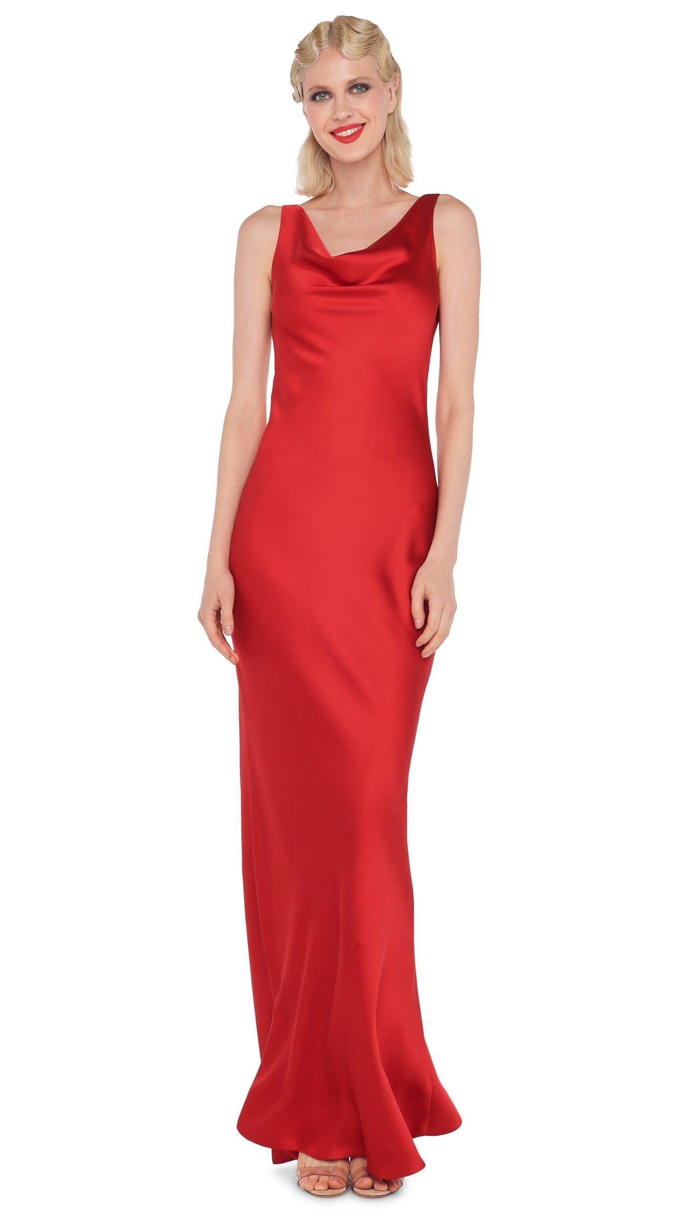 MARIA GOWN Tiger Red | Norma Kamali Women